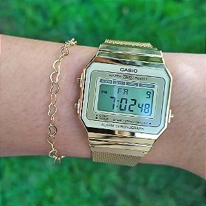 Pulseira com Elos de Coração - Banhado a Ouro 18k | Banhado a Prata 925