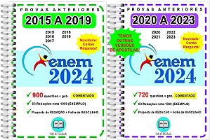 Enem 2024 - 1620 questões Provas 2015 a 2023 + gabarito COMENTADO