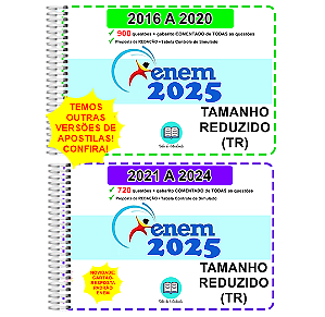 ENEM TR Provas 2016 a 2024 Gabarito Comentado