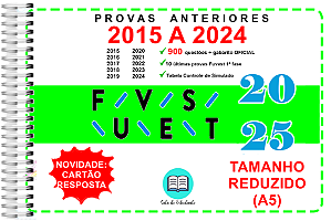 Fuvest TR 1ª Fase Provas 2015 a 2024 + gabarito OFICIAL