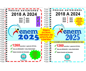 Enem Regular + Enem PPL 2018 A 2024 Gabarito Oficial