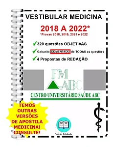 Medicina Fmabc 2018-2022 320 Questões + Gabarito Comentado
