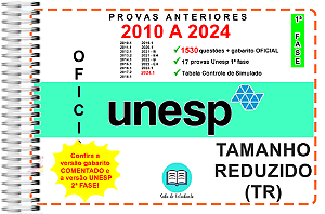 Unesp TR 1ª Fase Provas 2010 A 2023 Gabarito Oficial