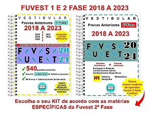 Fuvest 1ª E 2ª Fase Humanas 2018 A 2023 + Gabarito Comentado