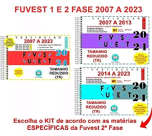 Tr Fuvest 1 E 2 Fase 2007 A 2023 Humanas +gabarito Comentado