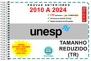 TR Unesp 2 Fase Provas 2010 A 2024 Gabarito Comentado