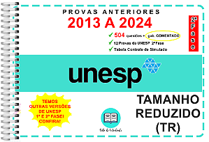 TR Unesp 2 Fase Provas 2013 A 2024 Gabarito Comentado