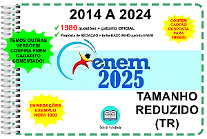 Enem TR Provas 2014 a 2024 Gabarito Oficial