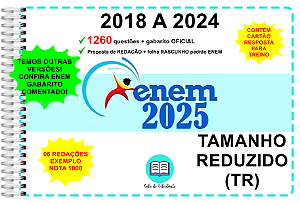 Enem TR Provas 2018 a 2024 Gabarito Oficial