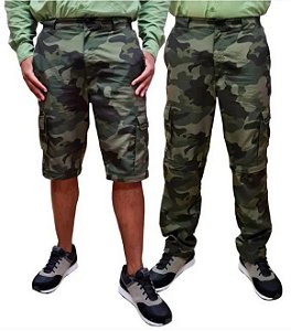 CALCA KING BRASIL VIRA BERMUDA ARTEMIS CAMUFLADA