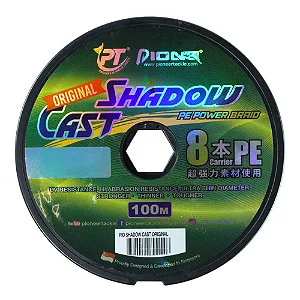 LINHA MULTIFILAMENTO 0,26MM SHADOW CAST 8X VERDE ESCURO PIONEER