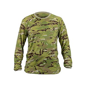 CAMISETA MANGA LONGA RESGATE MILITARIA MULTICAM