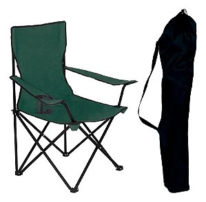 CADEIRA CAMPING/PESCA MOR 120KG VERDE