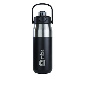 GARRAFA TÉRMICA ISOMAX 750ML COLOR PRETO/CROMADO NTK