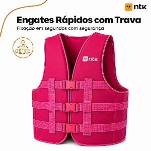 COLETE INFANTIL NAUTIKA COAST 20KG ROSA