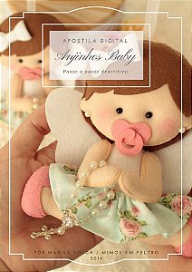 06# Apostila Digital Moldes Anjinhos Baby em feltro