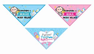 BANDANAS - MEME / FLORKS . 10 UNIDADES - Fabrika Pet - laços e acessórios  para banho e tosa