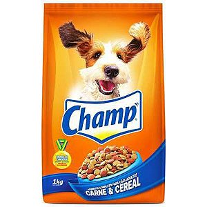 Ração para Cães Champ Adulto Carne e Cereal 1kg