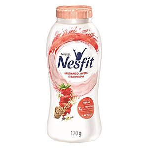 Iogurte Nestlé Nesfit Zero Lactose Morango, Aveia e Baunilha 170g
