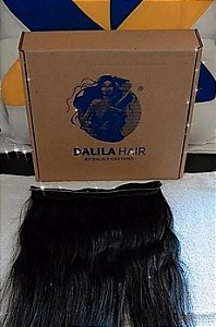 APLIQUE FIO INVISIVEL/TIC TAC CABELO HUMANO INDIANO CASTANHO ESCURO 65CM 35