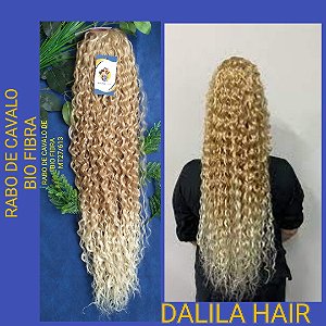 RABO DE CAVALO CABELO BIO FIBRA CACHEADO