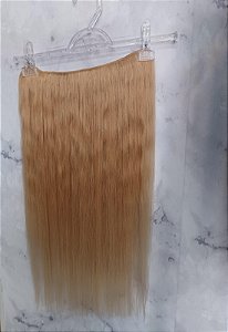 APLIQUE PERSONALIZADO 56 TIC TAC CABELO HUMANO LOIRO MÉDIO 50CM
