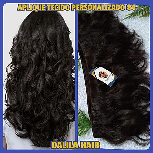 CABELO TECIDO CASTANHO ESCURO 24CM  84