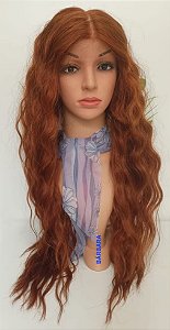 PERUCA BÁRBARA LACE FRONT FIXA CABELO ORGÂNICO