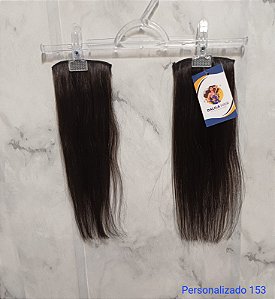 APLIQUES LATERAIS DE TIC TAC COM CABELO HUMANO KIT PERSONALIZADO 153