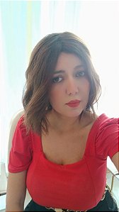 Peruca Elida de Cabelo Humano Curta Feminina