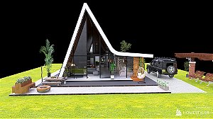 Cabana Illinois  100m2 - Sombra e Mix