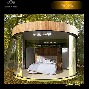Lumi Pod s  - Cabanas  Nostálgicas e incomuns  " Airbnb " !   " SOMBRA e MIX "