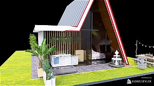 Cabana Illinois    Uteis 30 m2