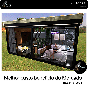 LUMI  Lodge Horizontal ( Cabana Modular) 245x6000x250
