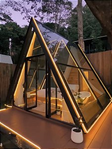 Cabana " Chalé de VIDRO " LES