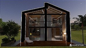CASA Moderna Pré Fabricada 340m2  com 3 Suites