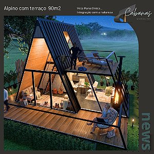 Chalé ALPINO Com Terraço