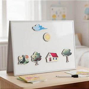 Plano inclinável/ lousa magnética