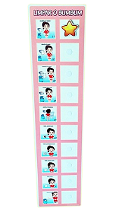 Pista Visual Limpar o Bumbum (Feminino)