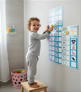 Kit Pistas Visuais (Tomar Banho, Escovar os Dentes, Usar o Banheiro e Se Vestir)