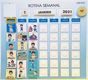 KIT ROTINA SEMANAL + KIT 50 PEÇAS MASC OU FEM.
