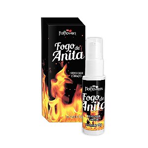 GEL EXCITANTE FEMININO FOGO DE ANITA - ESQUENTA E VIBRA - 15g