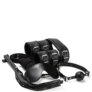 KIT BONDAGE SADO - 8 PEÇAS - IMPORTADOS