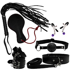 KIT BONDAGE SADO - 7 PEÇAS - IMPORTADOS