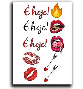 TATUAGEM TEMPORÁRIA OUSADA - 1 CARTELA Nº44