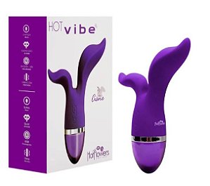 VIBRADOR HOT  VIBE CISNE - HOT FLOWERS