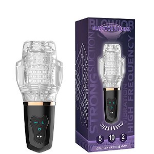 MASTURBADOR RECARREGÁVEL MASCULINO COM INTERIOR TEXTURIZADO - IMPORTADOS