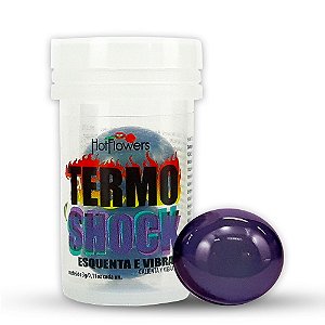 CÁPSULA LUBRIFICANTE HOT BALL -  PLUS TERMOSHOCK 2un. 3g.