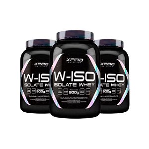 KIT 3 W-ISO ISOLATE 900G - X-PRO NUTRITION