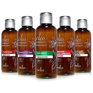 Óleo Corporal Afrodisíaco p/ Massagem Feitiços 120ml